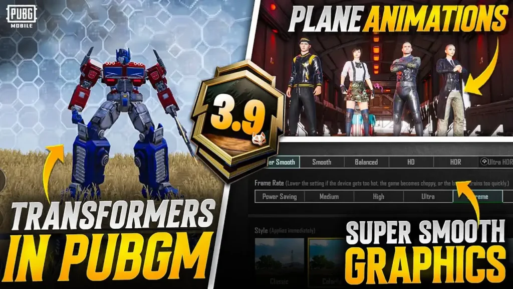 PUBG Mobile 3.9 Update